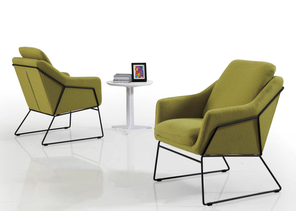 Poltrona tapizada en tela