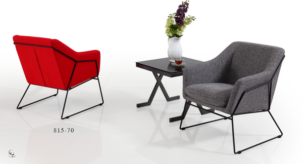 Poltrona tapizada en tela