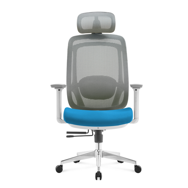 Silla ergonómica Icon (azul-gris)