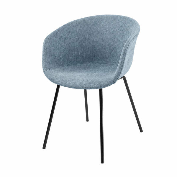 Silla tapizada en tela A233