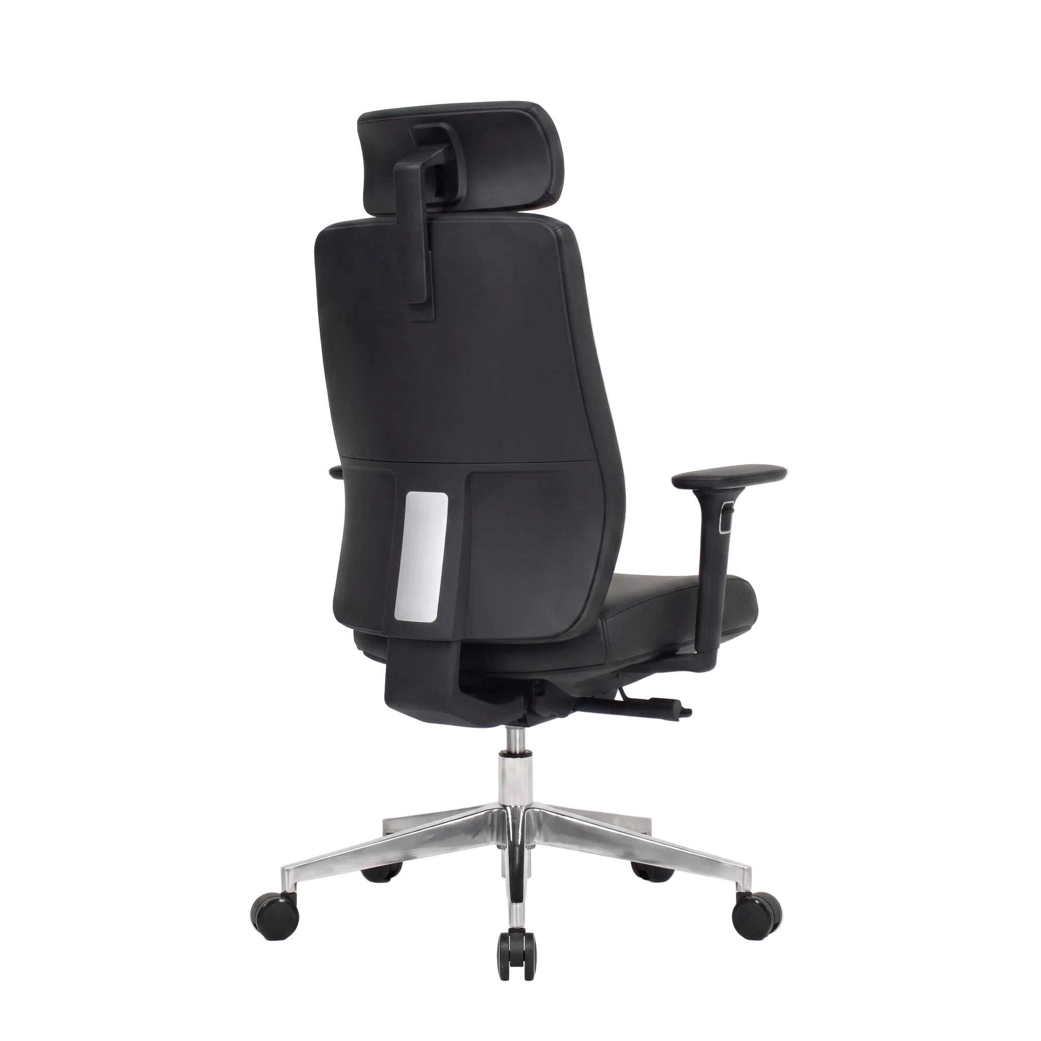 Silla ergonómica de cuero Plex negro