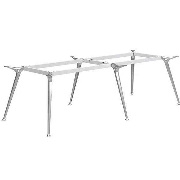 Bases cromadas modulares para escritorio operativo