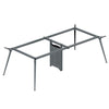 Bases cromadas modulares para escritorio operativo