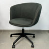 silla de oficina tapizada en tela