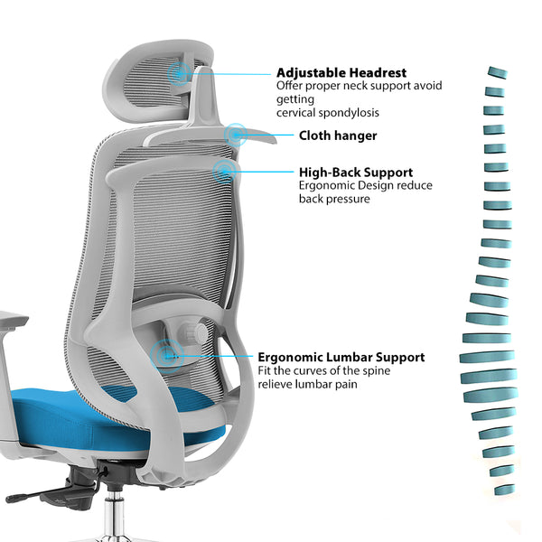 Silla ergonómica Icon gris