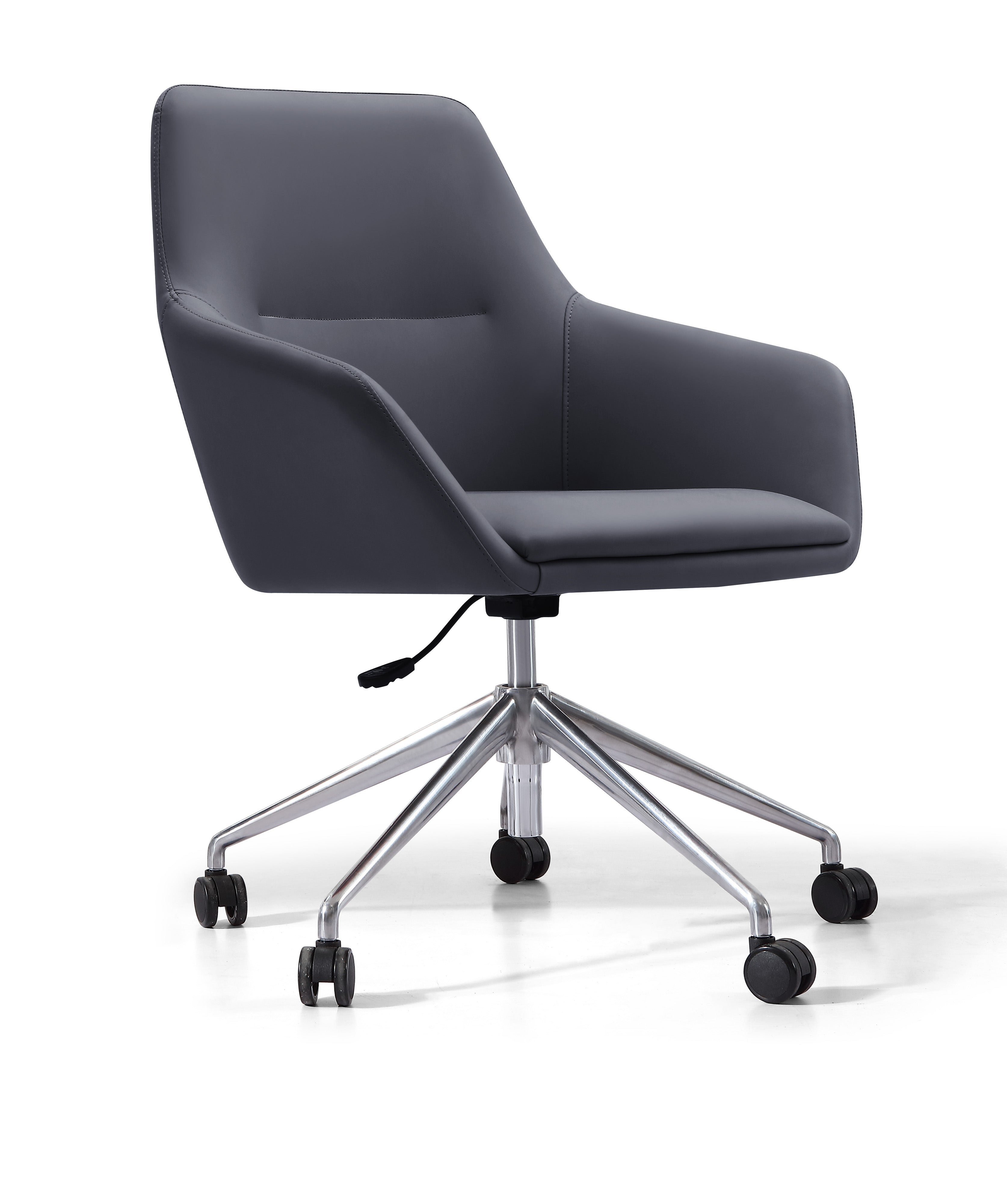 Silla de ruedas tapizada en cuero