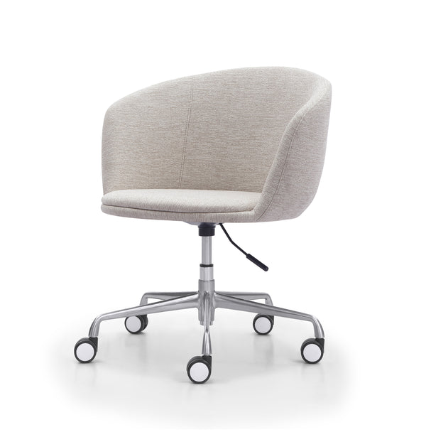 Silla de ruedas tapizada en tela