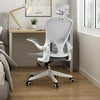 Silla ergonómica Leda (blanco-gris)