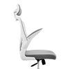 Silla ergonómica Leda (blanco-gris)