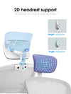 Silla ergonómica Leda (blanco-gris)