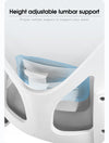 Silla ergonómica Leda (blanco-gris)
