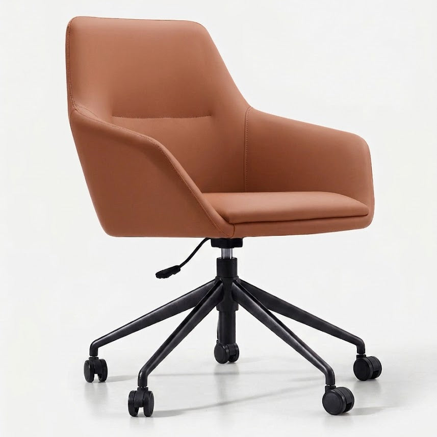 Silla de ruedas tapizada en cuero