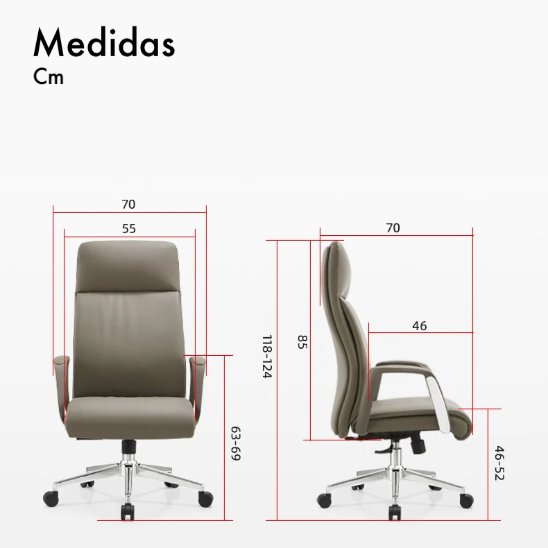 Silla de cuero Bryan