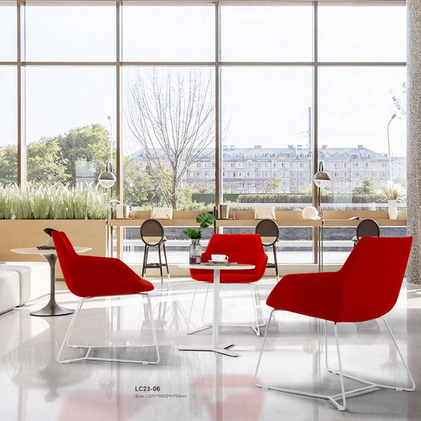 Poltrona tapizada en tela