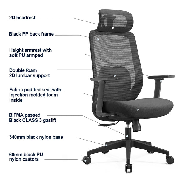 Silla ergonómica Vela