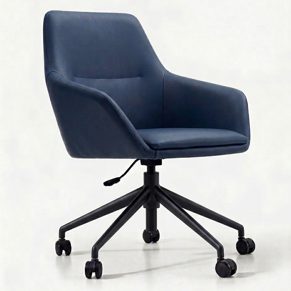 Silla de ruedas tapizada en cuero