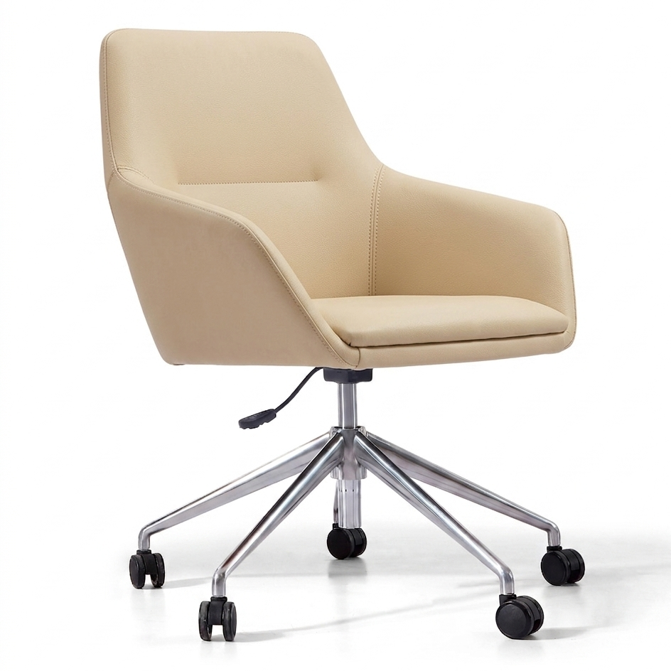 Silla de ruedas tapizada en cuero